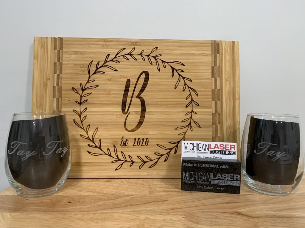 Personalized Wine Glass » Made In Michigan